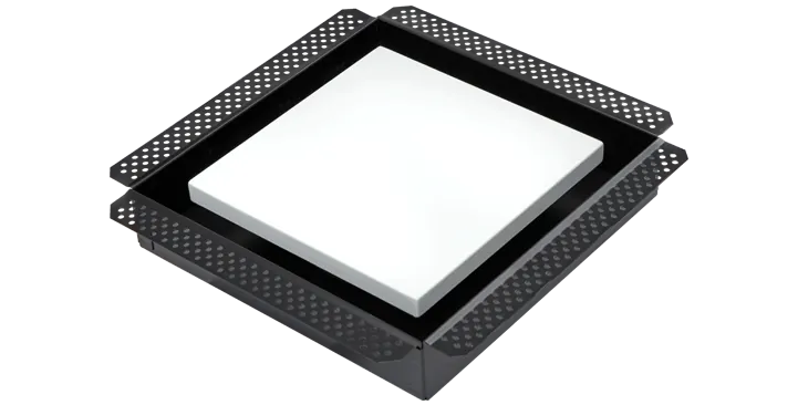 Schweigen Silent Multi Purpose Exhaust Fan Square Integrated White Diffuser with Inline Motor BLB700 · 750 m³/h