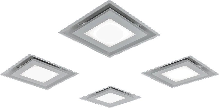 Schweigen Modular Ceiling Cassette x4 with Motor CC-PARA4SE · 3,200 m³/h